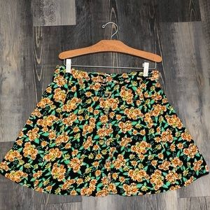 Pacsun LA Hearts button down floral skirt
